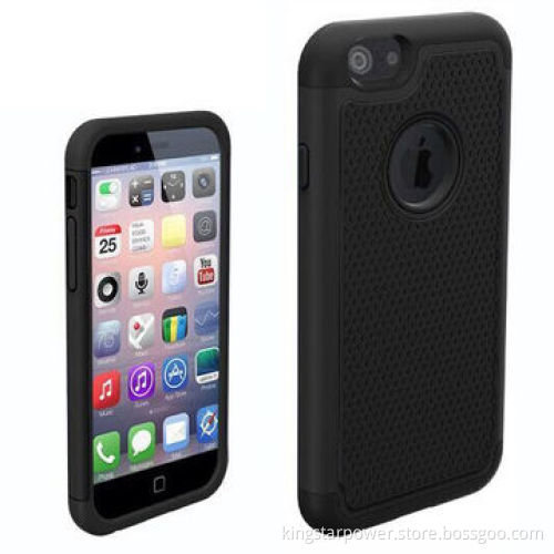 PC silicone case for iPhone 6, football veins